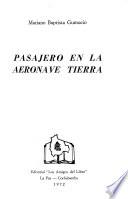 Pasajero en la aeronave tierra