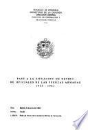 Pase a la situación de retiro de oficiales de las fuerzas armadas, 1953-1983
