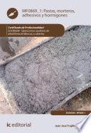 Libro Pastas, morteros, adhesivos y hormigones. EOCB0208