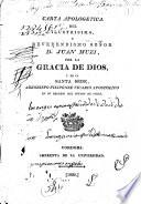 Pastoral del Excelentisimo ... Sr. D. Juan Muzi, Vicario Apostólico en el Estado de Chile. (Dada en ... Santiago de Chile á 6 de Marzo de 1824.-Carta del ... Sumo Pontifice al Supremo Director de Chile ... Ramon Freire.-Roma ... 3 de Octubre de 1823. -Reimpression.).