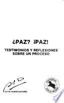 Paz? Paz!