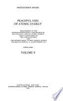 Peaceful Uses of Atomic Energy: Isotope enrichment; fuel cycles; safeguards