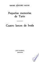 Pegueñas memorias de Tarín