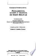 Pensamiento, acción y vigencia de Simón Bolívar