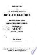 Pensamientos sobre las verdades mas importantes de la religion y sobre los principales deberes del cristianismo