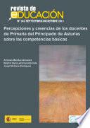 Percepciones y creencias de los docentes de Primaria del Principado de Asturias sobre las competencias básicas
