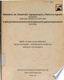 Perfil de área rural Bocana de Paiwas --Departamento de Zelaya. República de Nicaragua