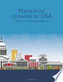 Perfiles de ciudades de USA libro para colorear para adultos 2