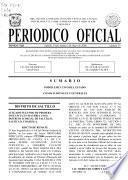 Periódico oficial del gobierno constitucional del estado independiente, libre y soberano de Coahuila de Zaragoza