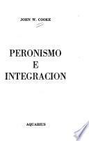 Peronismo e integración