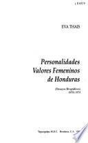 Personalidades, valores femeninos de Honduras