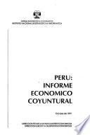 Peru, informe económico coyuntural