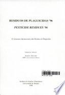 Pesticide residues '96