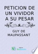 Peticion de un vividor a su pesar