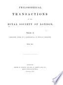 Philosophical Transactions of the Royal Society of London