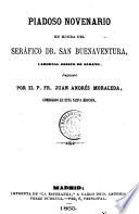 Piadoso novenario en honra del seráfico Dr. San Buenaventura, cardenal obispo de Albano