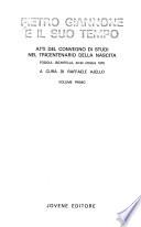 Pietro Giannone e il suo tempo