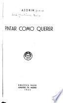 Pintar como querer