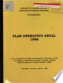 Plan Operativo Anual 1996