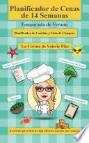 Planificador de cenas de 14 semanas. Temporada de Verano