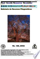 Plant Genetic Resources Newsletter