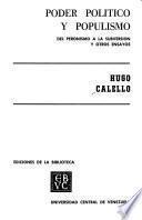 Poder politico y populismo