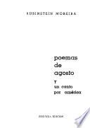 Poemas de Agosto y un canto por América
