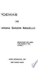 Poemas de Mariana Sansón Argüello