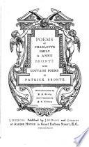 Poems of Charlotte, Emily and Anne Brontë