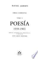 Poesía 1939-1963