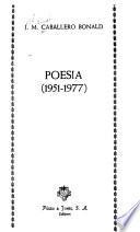 Poesía, 1951-1977