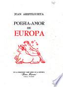 Poesía-amor de Europa
