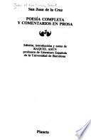 Poesía completa y comentarios en prosa