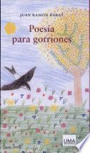 Poesía para gorriones