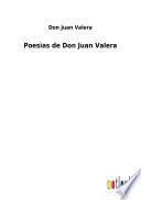 Poesìas de Don Juan Valera