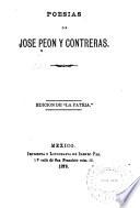 Poesias de Jose Peon y Contreras