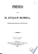 Poesias de Julián Romea