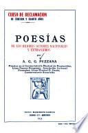 Poesías de los mejores autores nacionales y extranjeros