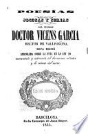 Poesías jocosas y serias