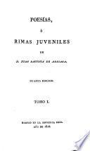 Poesías, ó, Rimas juveniles