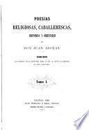 Poesías religiosas, caballerescas, amatorias y orientales