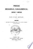 Poesías religiosas, caballerescas, amotorias y orientales