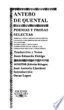 Poesías y prosas selectas ...