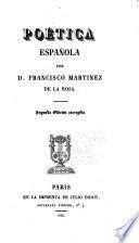 Poética española