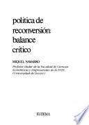 Política de reconversión