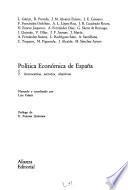 Política económica de España