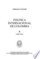 Política internacional de Colombia: 1860-1903