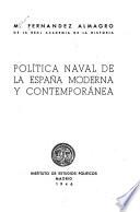 Política naval de la España moderna y contemporánea