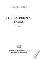 Por la puerta falsa