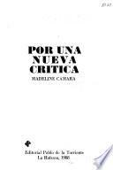 Por una nueva crítica